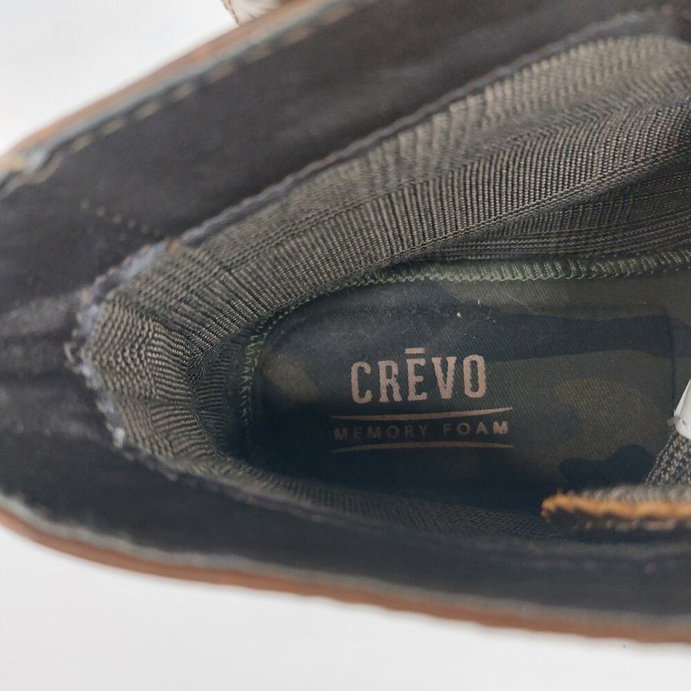 Crevo Speakeasy Memory Chestnut Lace Up Leather Boots Sz 11 - Picture 3 of 12